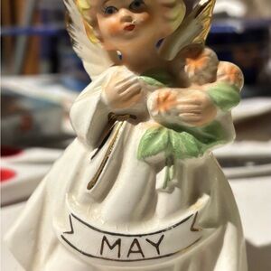 Angel Figurine with Flowers